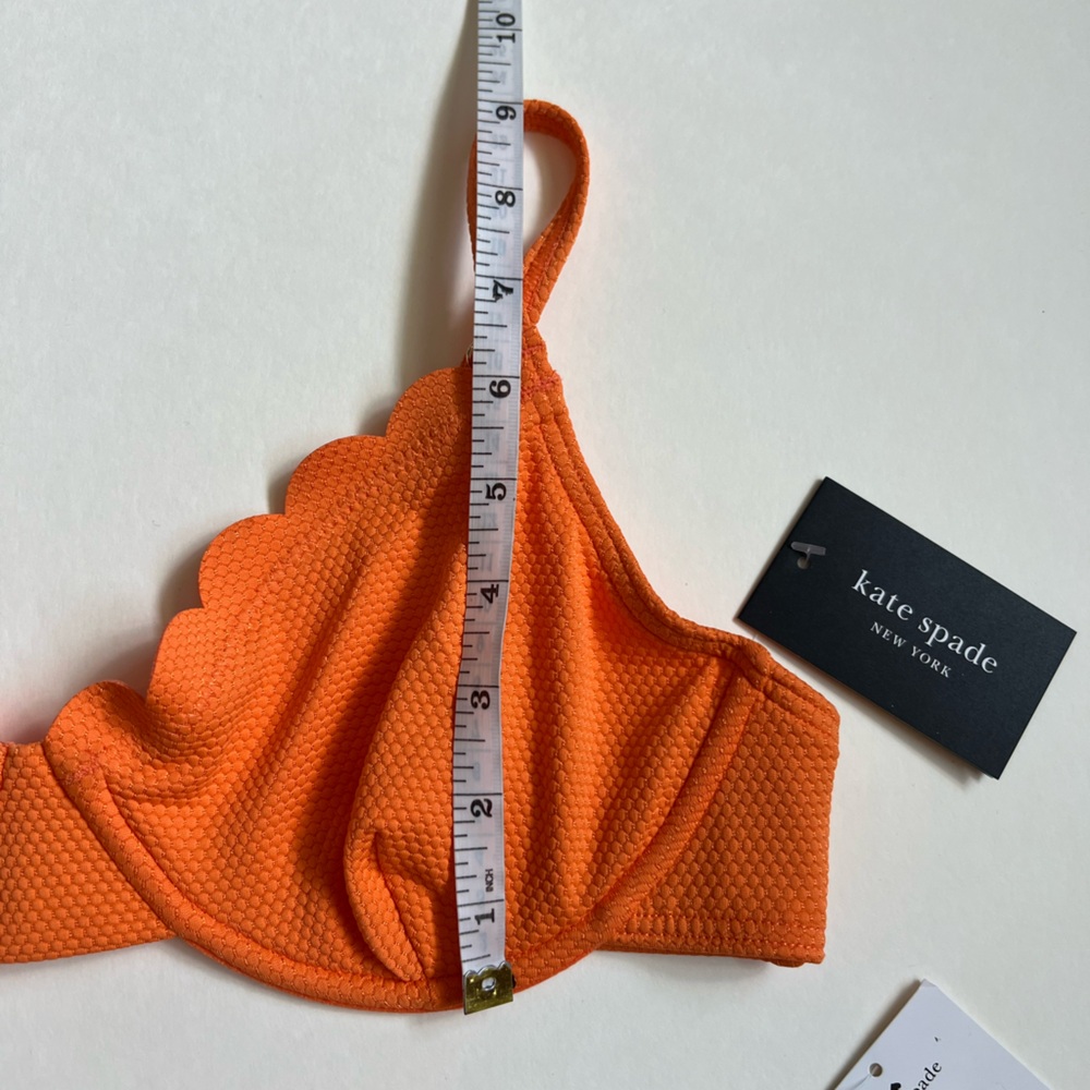 NEW Kate Spade Pique Scallops Bikini Set - Picture 6 of 12